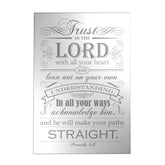 Trust in the Lord Decoposter: White